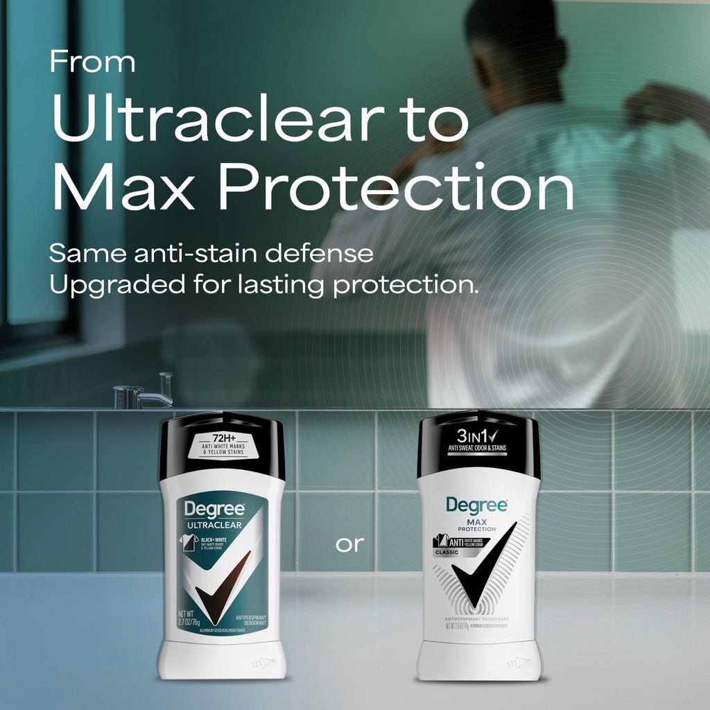 Degree Men UltraClear Antiperspirant Deodorant, 2 Count, 2.7 oz Jansha Store