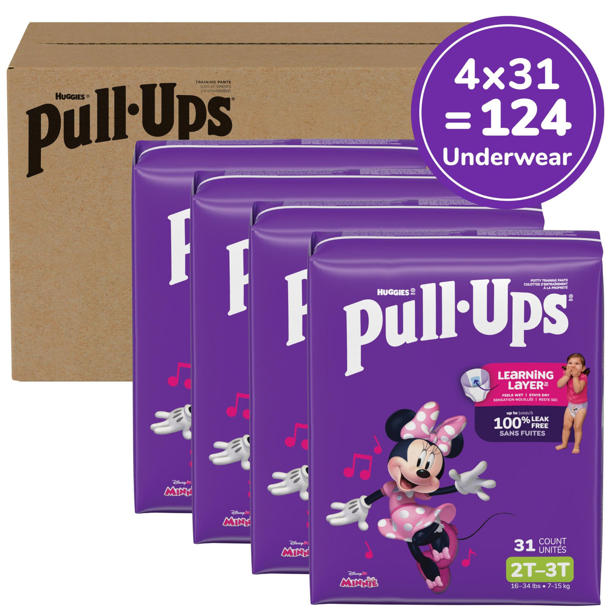 Pull-Ups Girls' Potty Training Pants, Size 5T-6T, 80 Count Jansha Store