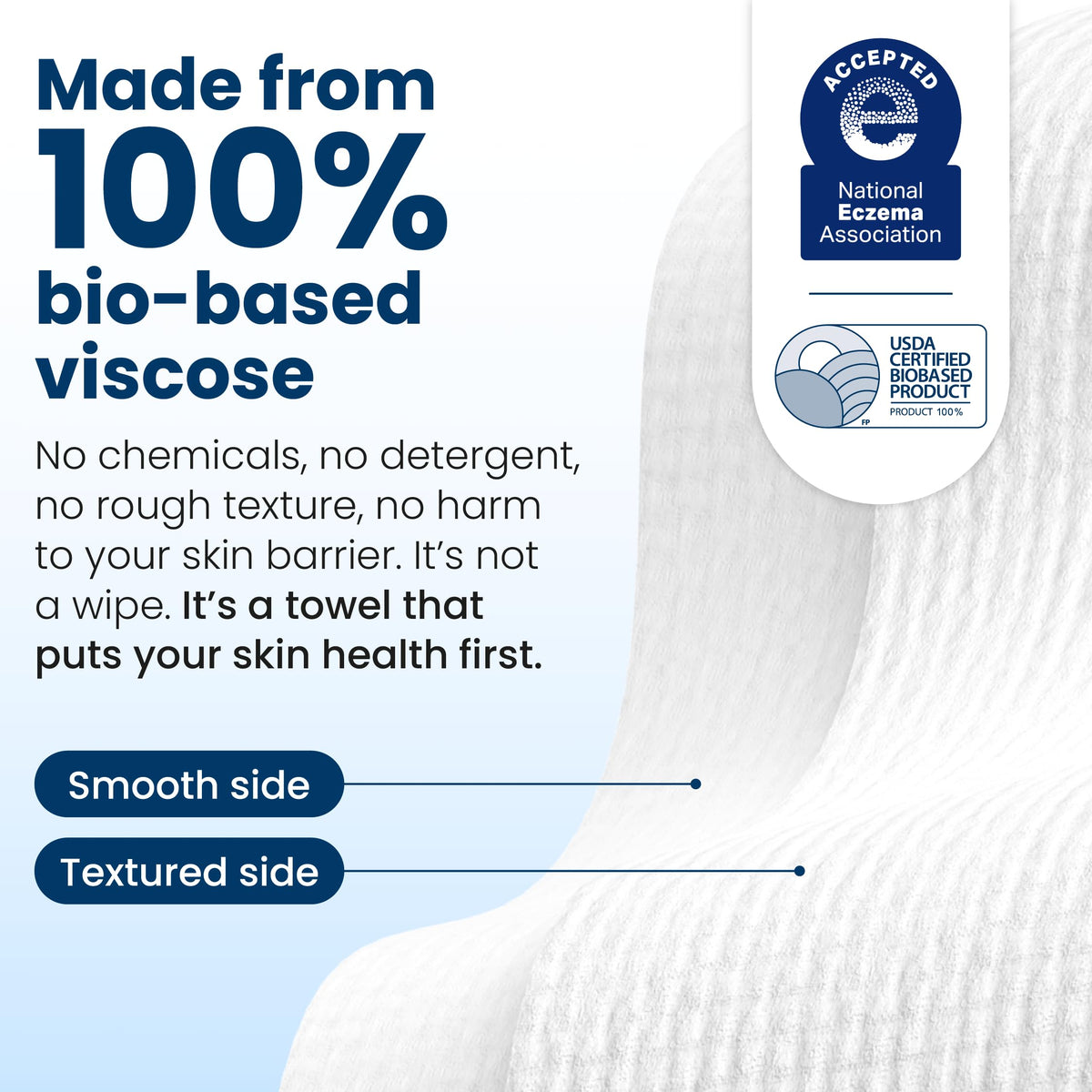 Clean Skin Club Clean Towels XL® Original 50 Ct + Healthy Aging 10ct Travel Pack Duo, 100% USDA Biobased Disposable Face Towels, Makeup Remover Dry Wipes, Ultra Soft, Smooths Fine Lines & Wrinkles Jansha Store