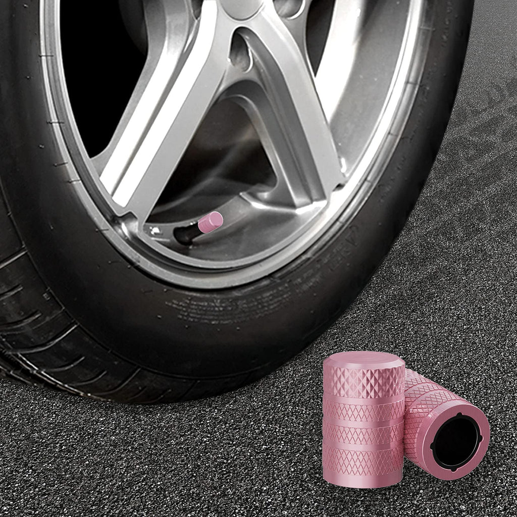 CKAuto Tire Valve Stem Caps, Aluminum Black, 4 pcs/Pack Jansha Store