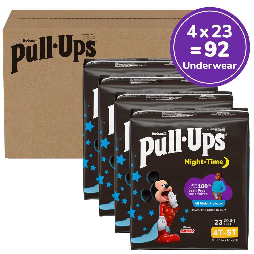 Pull-Ups Boys' Night-Time Potty Training Pants, Size 5T-6T, 44 Count Jansha Store