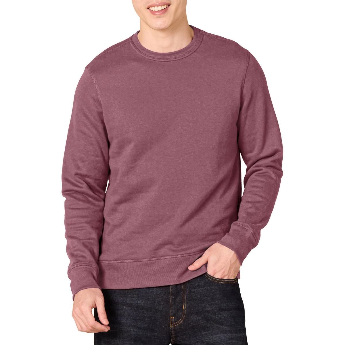 Amazon Essentials Men's Crewneck Fleece Sweatshirt Jansha Store