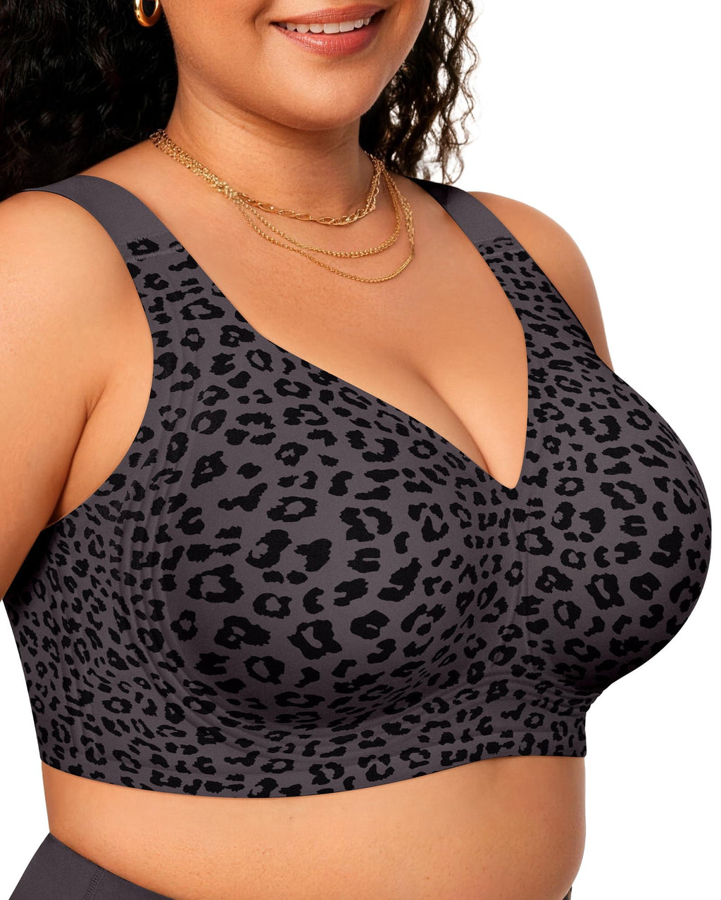 OEAK Womens Wireless Jelly Bras Plus Size Support Push Up Comfortable Bra Jansha Store