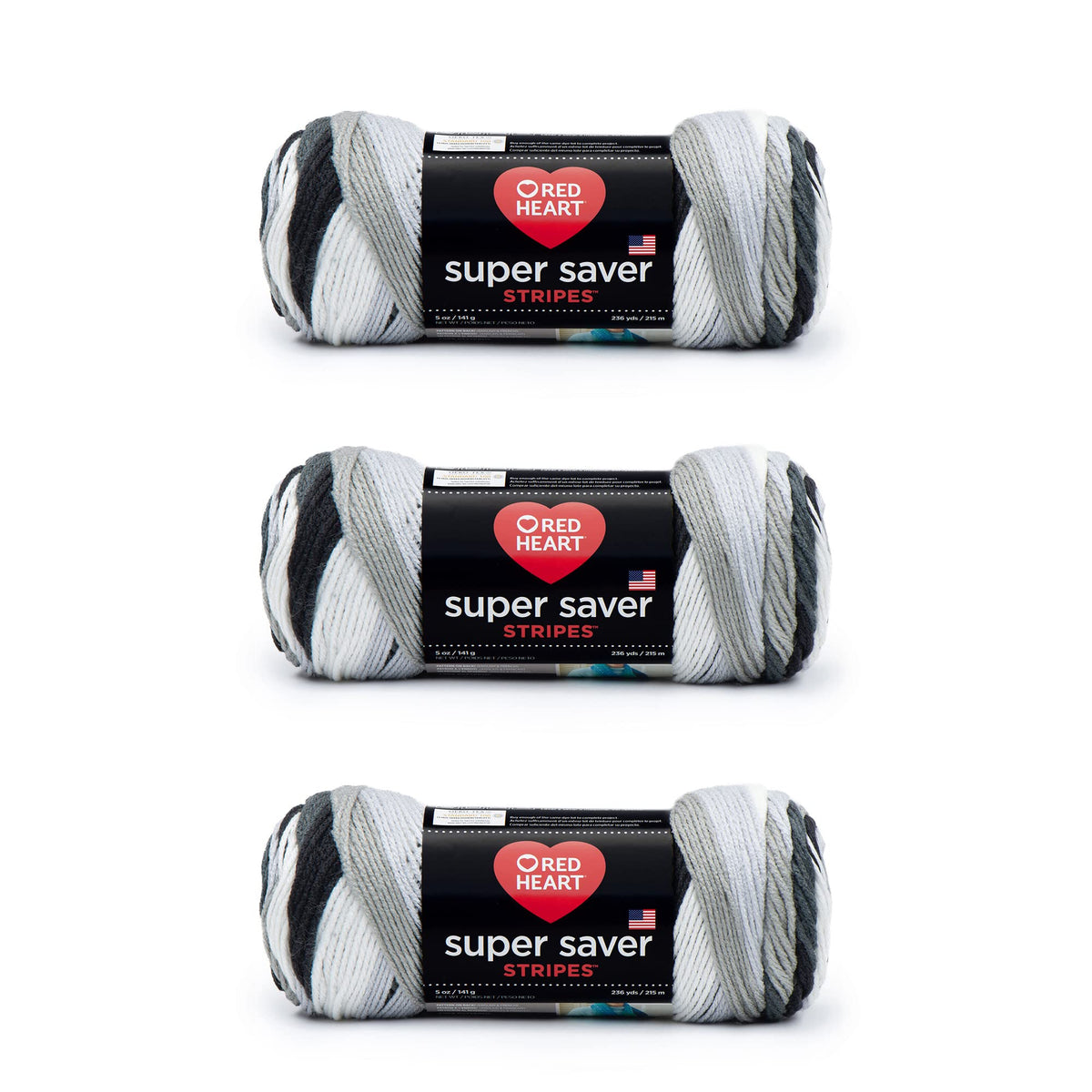 Red Heart Super Saver Yarn for Crocheting & Knitting, Medium Thyme, 3-Pack Jansha Store