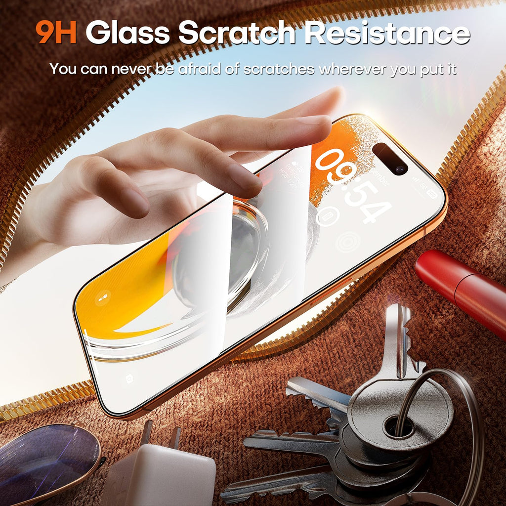 TOCOL for iPhone 17 Pro Max Screen Protector, Easy Installation Jansha Store