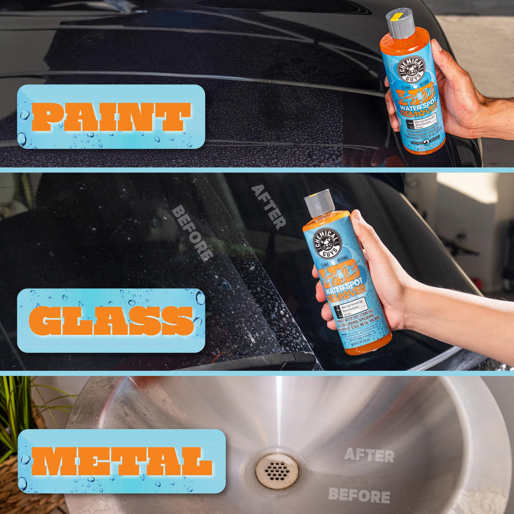 Chemical Guys, Heavy Duty Water Spot Remover Gel for Glass & Paint, 16 oz Jansha Store