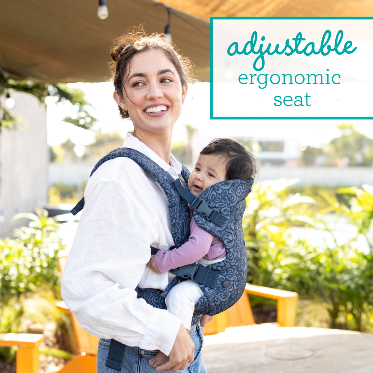 Infantino Flip 4-in-1 Baby Carrier Convertible Ergonomic, Rainbow Jansha Store