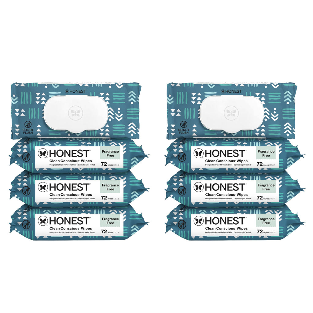 The Honest Company Multi-Use Baby Wipes, Pattern Play, 720 Count Jansha Store