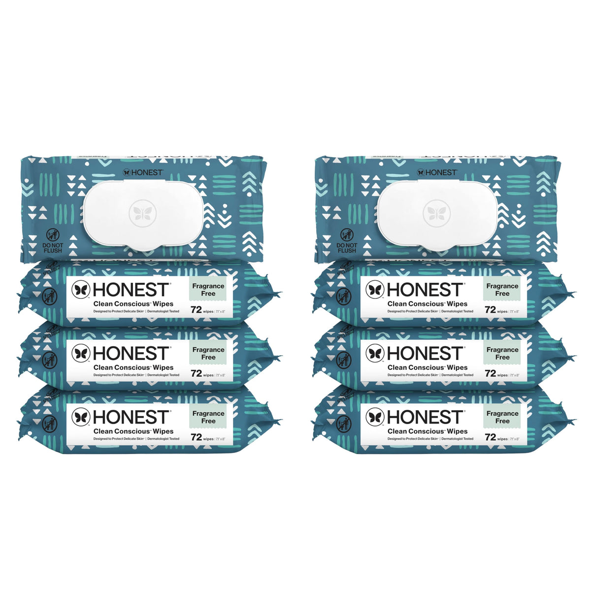 The Honest Company Multi-Use Baby Wipes, Pattern Play, 720 Count Jansha Store