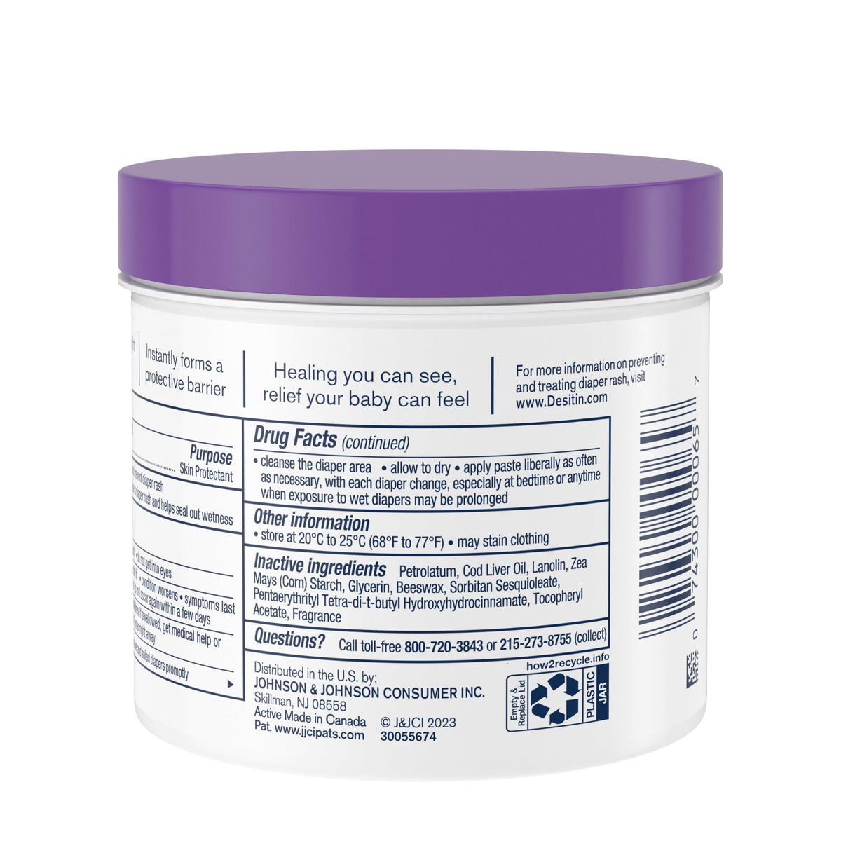 Desitin Maximum Strength Diaper Rash Paste, 40% Zinc Oxide, 4.8 oz Jansha Store