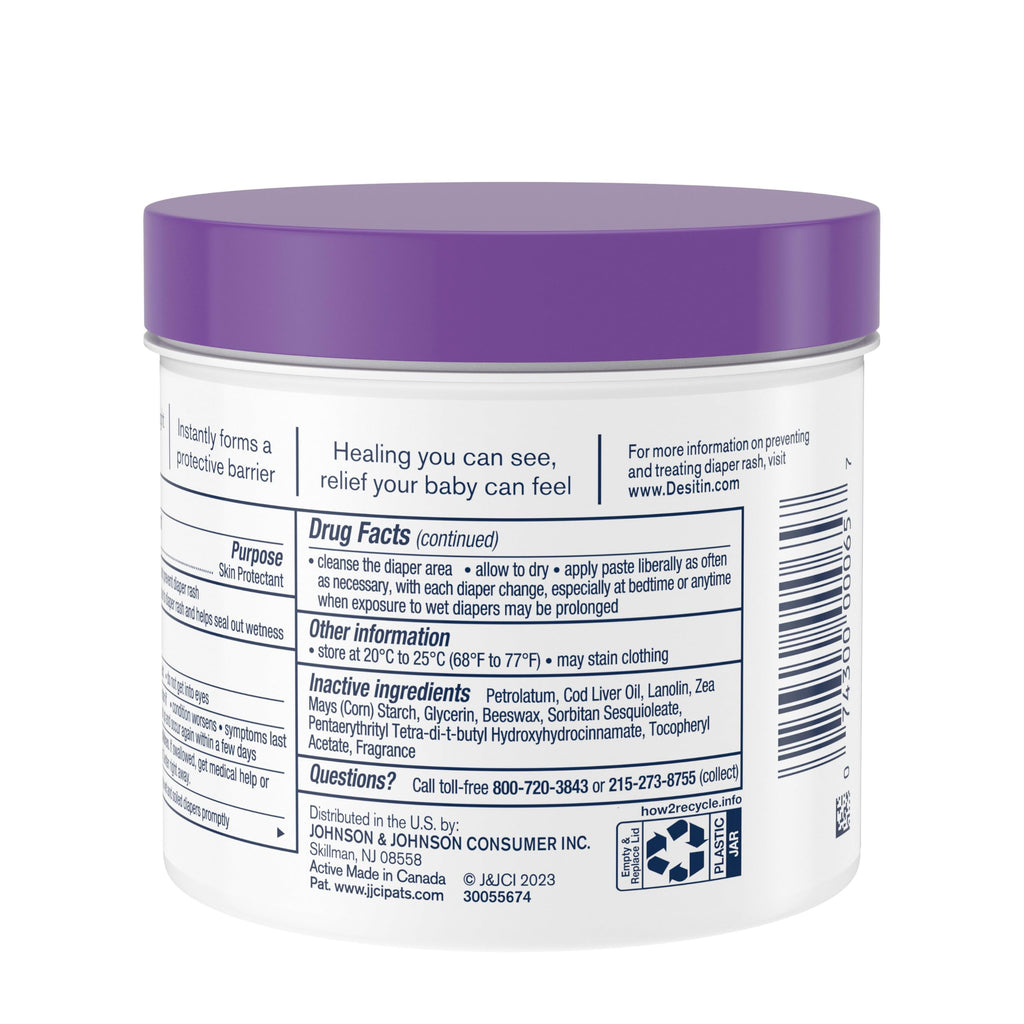 Desitin Maximum Strength Diaper Rash Paste, 40% Zinc Oxide, 4.8 oz Jansha Store