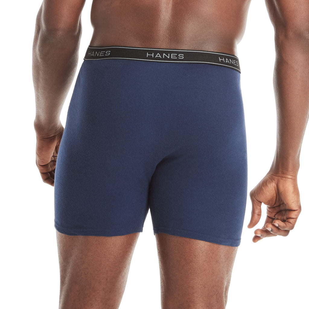 Hanes mens Underwear Boxer Briefs Pack, Cool & Breathable Cotton Moisture-wicking Underwear for Men, No Ride Up Jansha Store