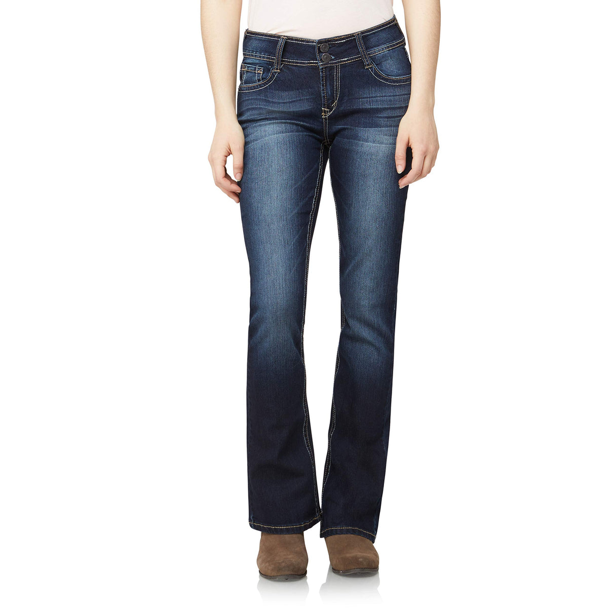WallFlower Luscious Curvy Bootcut Jeans for Women, Sizes 0-24 Jansha Store