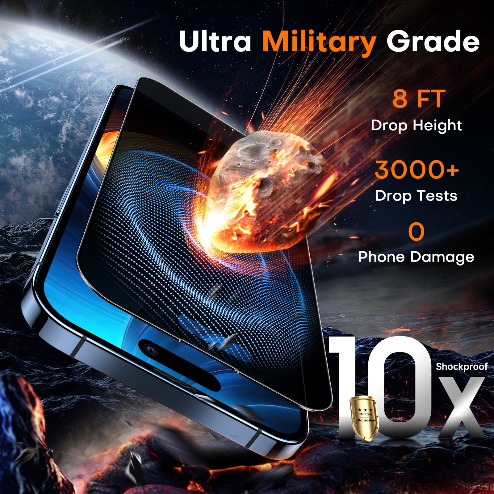 TOCOL for iPhone 17 Pro Max Screen Protector, Easy Installation Jansha Store