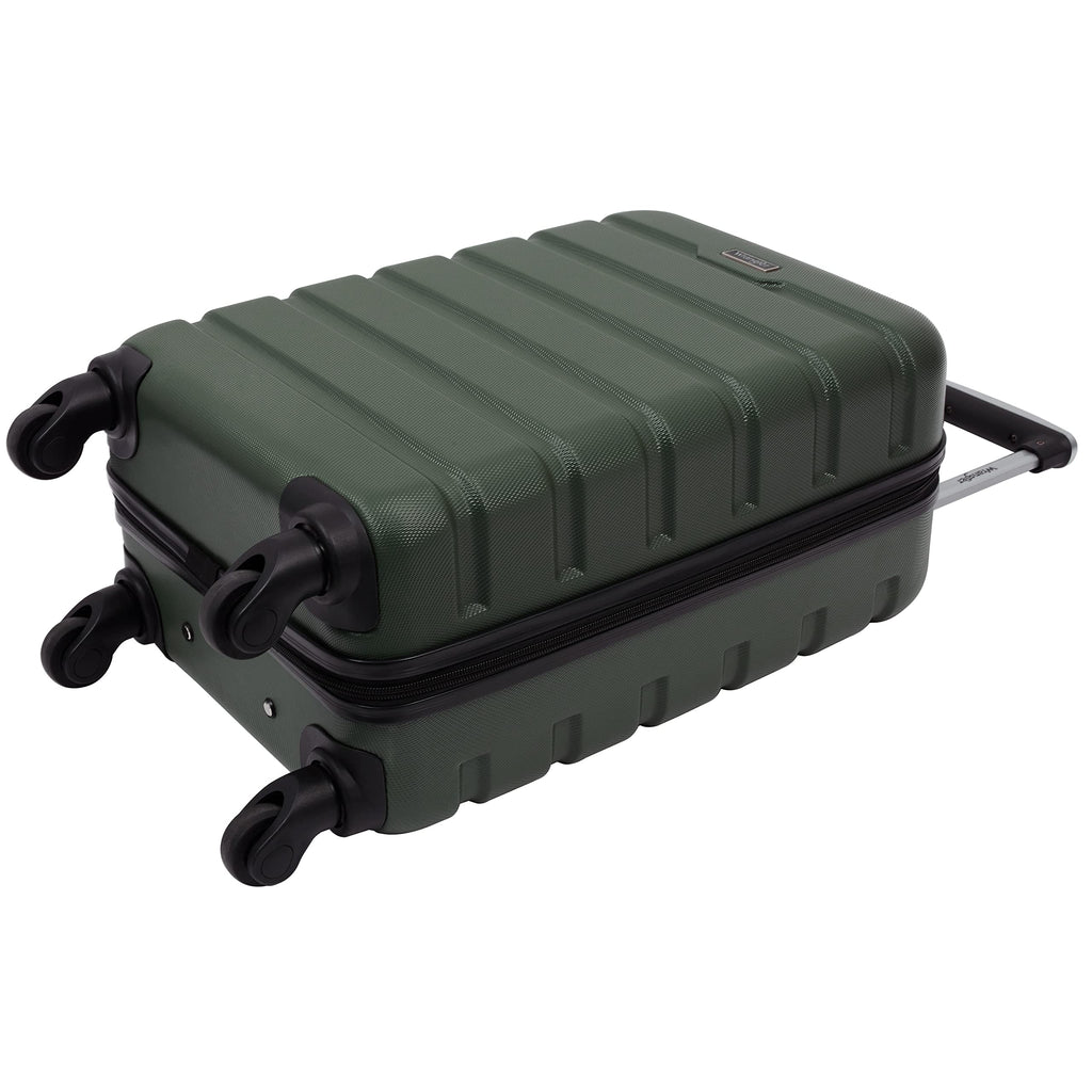 Wrangler 22" Hardside Spinner Carry-On Luggage, Teal Jansha Store
