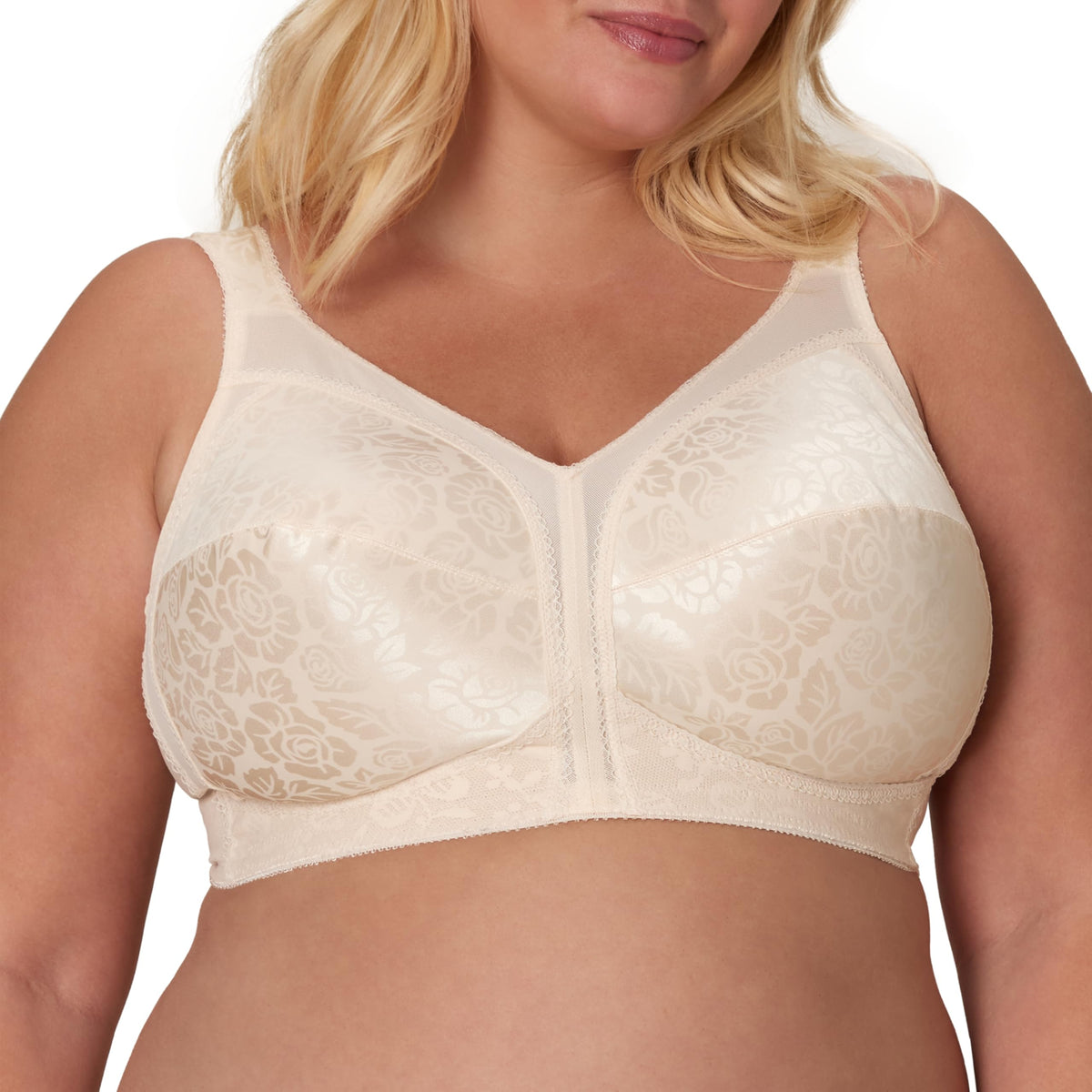 Playtex Women's Wireless Bra, 18 Hour Plus-Size Bras Available, Full Coverage, Smoothing, 4693, Single or 2-Pack Jansha Store