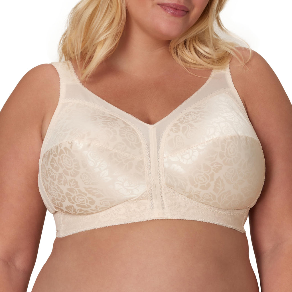 Playtex Women's Wireless Bra, 18 Hour Plus-Size Bras Available, Full Coverage, Smoothing, 4693, Single or 2-Pack Jansha Store