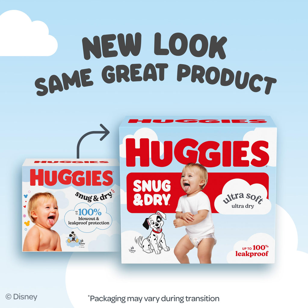 Huggies Snug & Dry Diapers Size 1, 44 Count Jansha Store