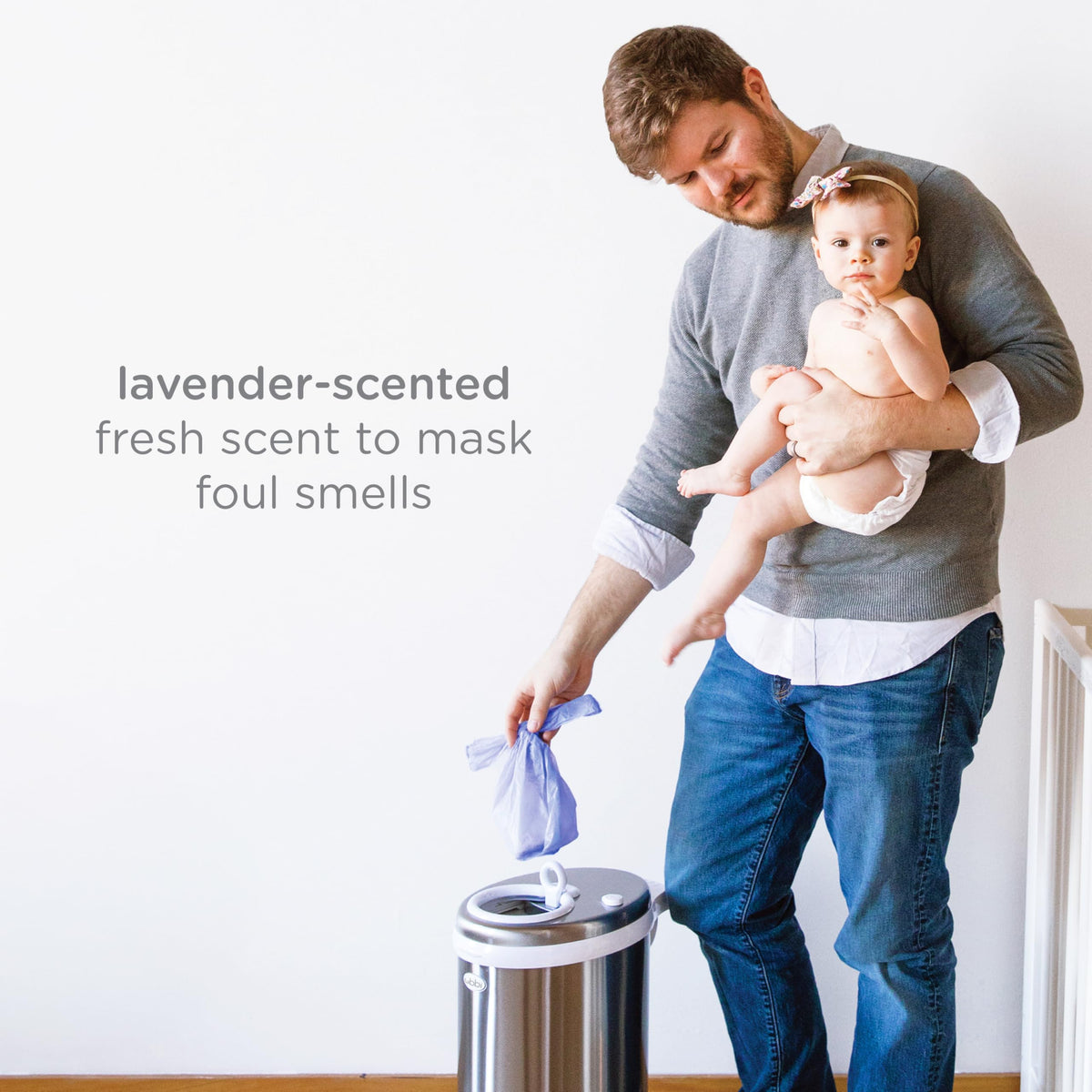 Ubbi Disposable Baby Diaper Sacks, Lavender Scented, 200 Count Jansha Store