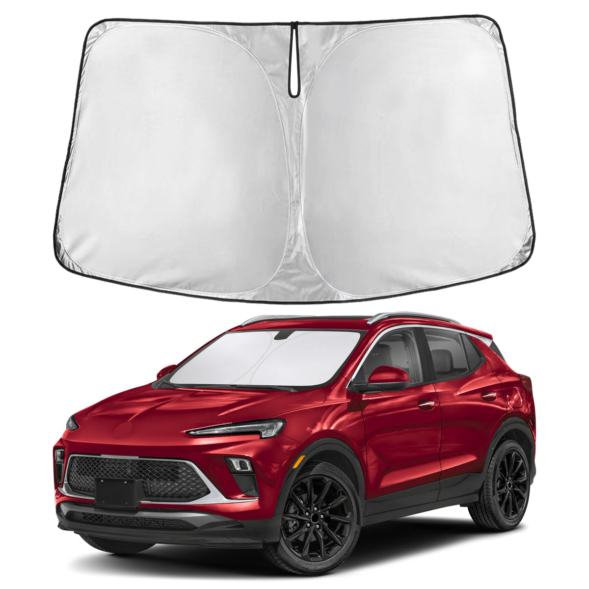 EcoNour Car Windshield Sun Shade, Front Window Sun Blocker for SUVs,Sedan Jansha Store