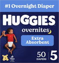 Huggies Overnites Diapers Size 5, 50 Count Jansha Store