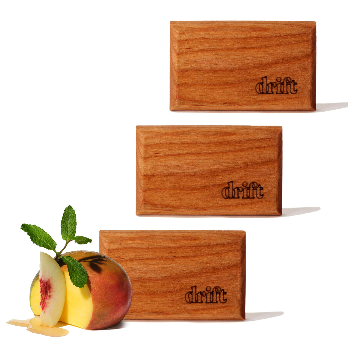 Drift Car Air Freshener - The Original Wood Air Freshener - Car Odor Eliminator - Long Lasting Scent - Essential Oils - Clean Ingredients - Amber Scent 3 Pack Refill - NO CLIP INCLUDED Jansha Store