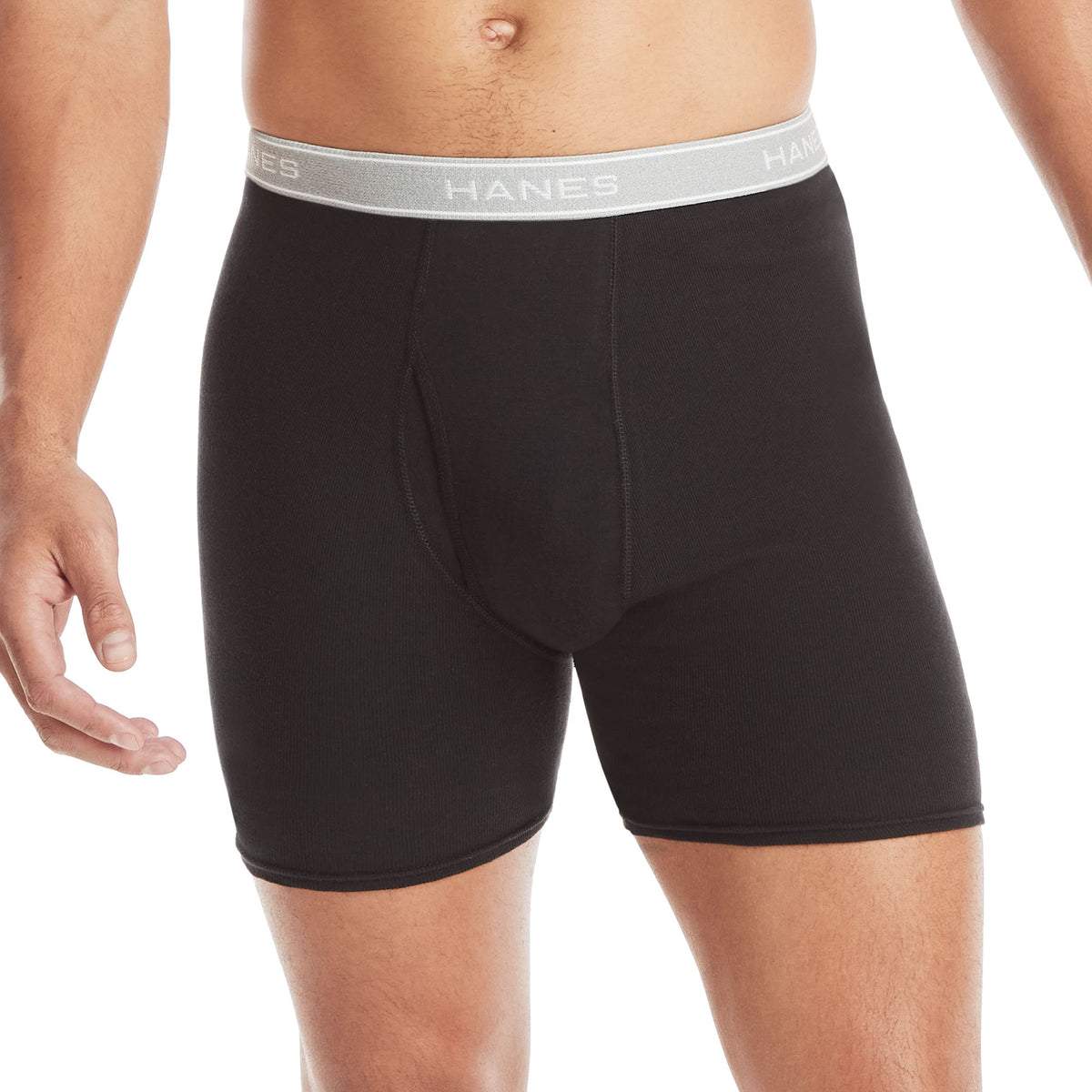 Hanes mens Underwear Boxer Briefs Pack, Cool & Breathable Cotton Moisture-wicking Underwear for Men, No Ride Up Jansha Store