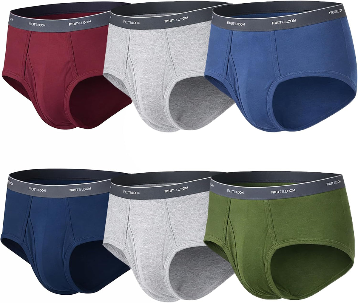Fruit of the Loom Men's Underwear Briefs, Tag Free & Moisture Wicking Jansha Store