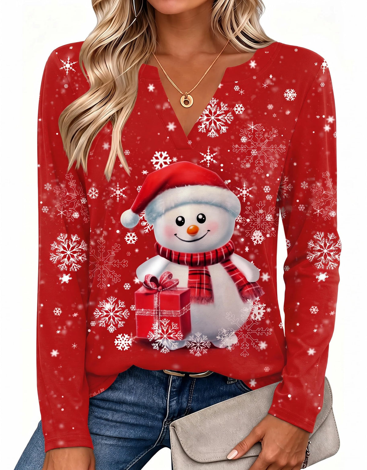 Zeagoo Womens Tops Long Sleeve V Neck Tee Shirts Cute Dressy Casual Jansha Store