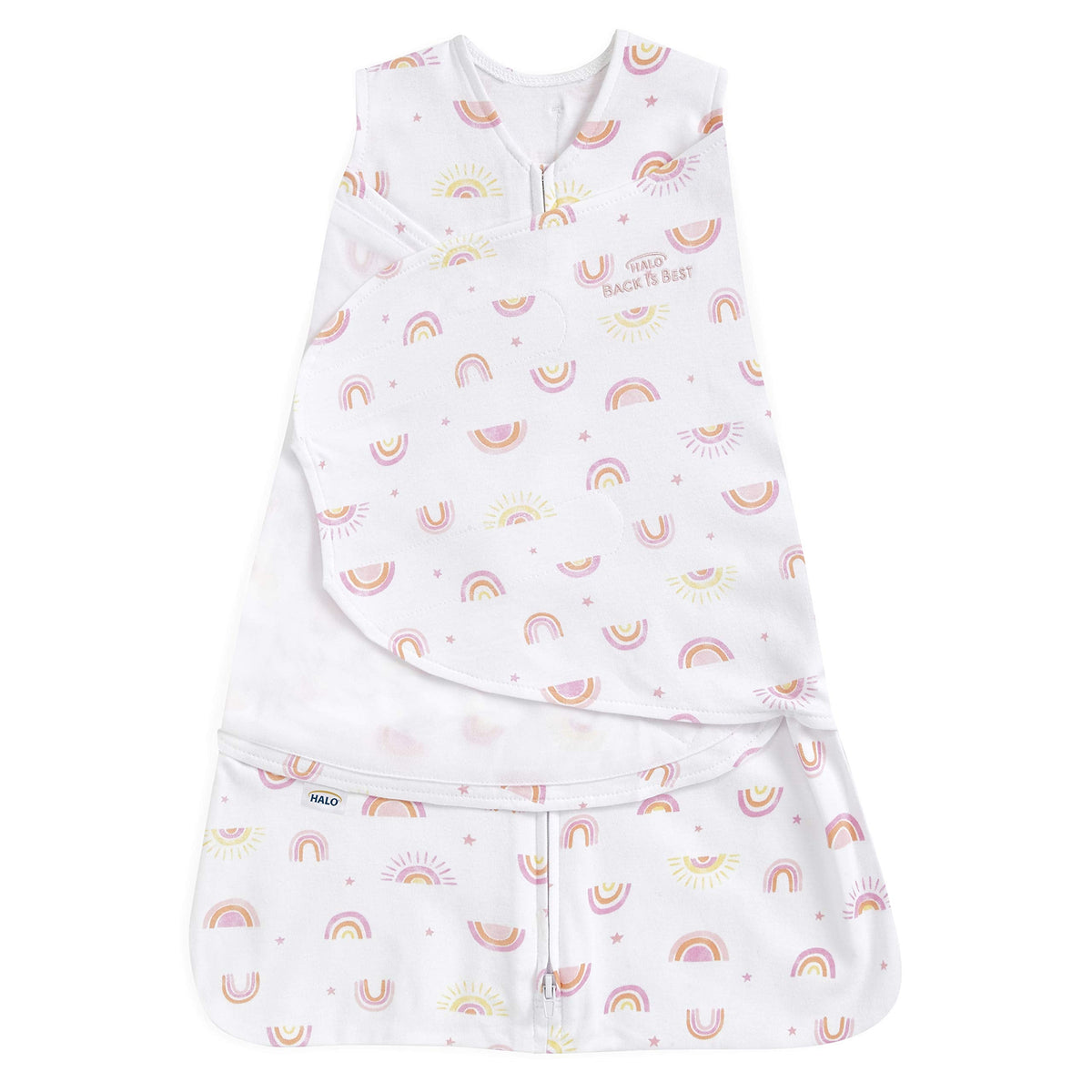 HALO SleepSack Swaddle | Cotton | 1.5 TOG | 6-12 lbs |Floral Stripe Jansha Store