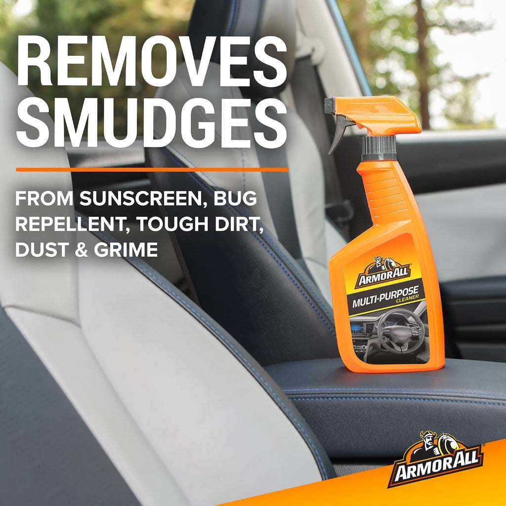Armor All Multi-Purpose Car Cleaner Spray, New Car Scent, 16 Fl Oz (Pack of 6) Jansha Store