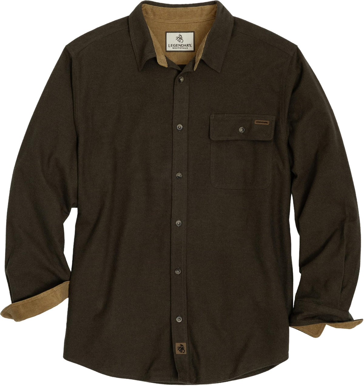 Legendary Whitetails Mens Flannel Long Sleeve Button Down 100% Cotton Shirt Jansha Store