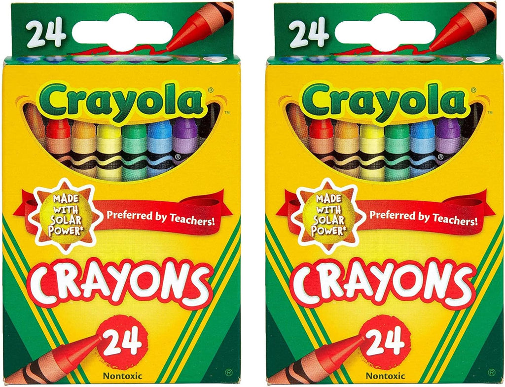 Crayola Crayons 24 ct (Pack of 2) Jansha Store