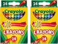 Crayola Crayons 24 ct (Pack of 2) Jansha Store