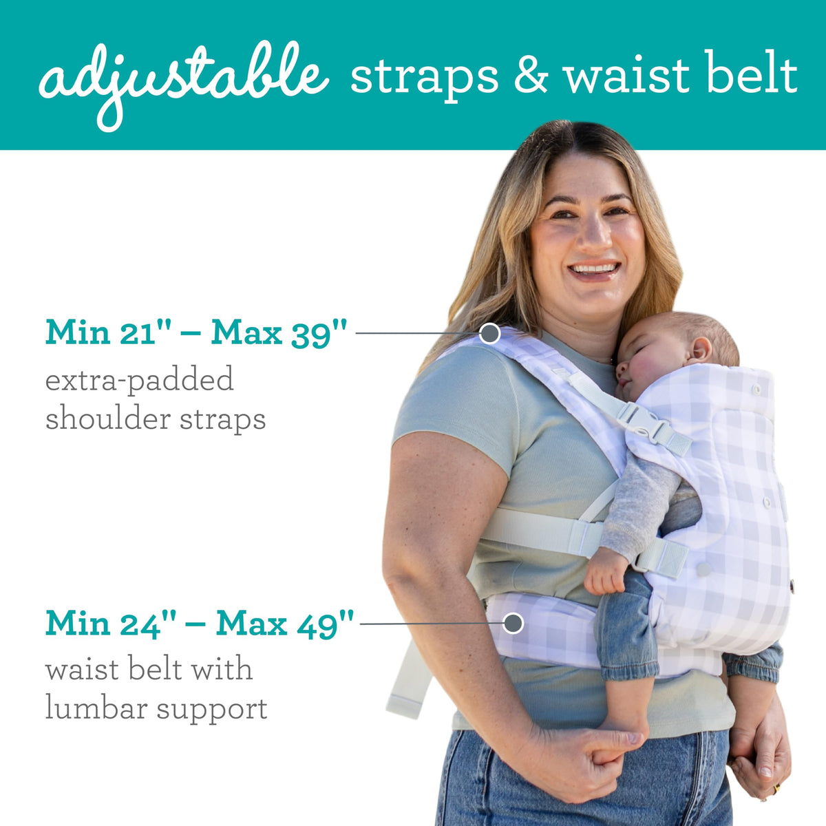 Infantino Flip 4-in-1 Baby Carrier Convertible Ergonomic, Rainbow Jansha Store