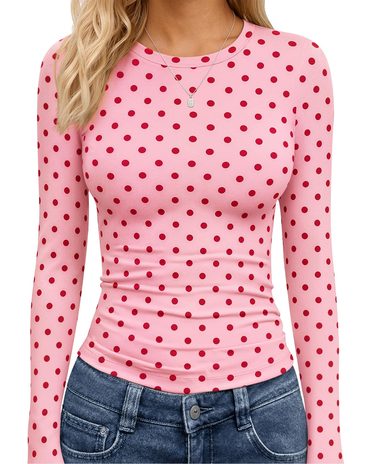 TNNZEET Long Sleeve Shirts for Women Fall Fashion Workout Crop Top Y2K 2026 Jansha Store