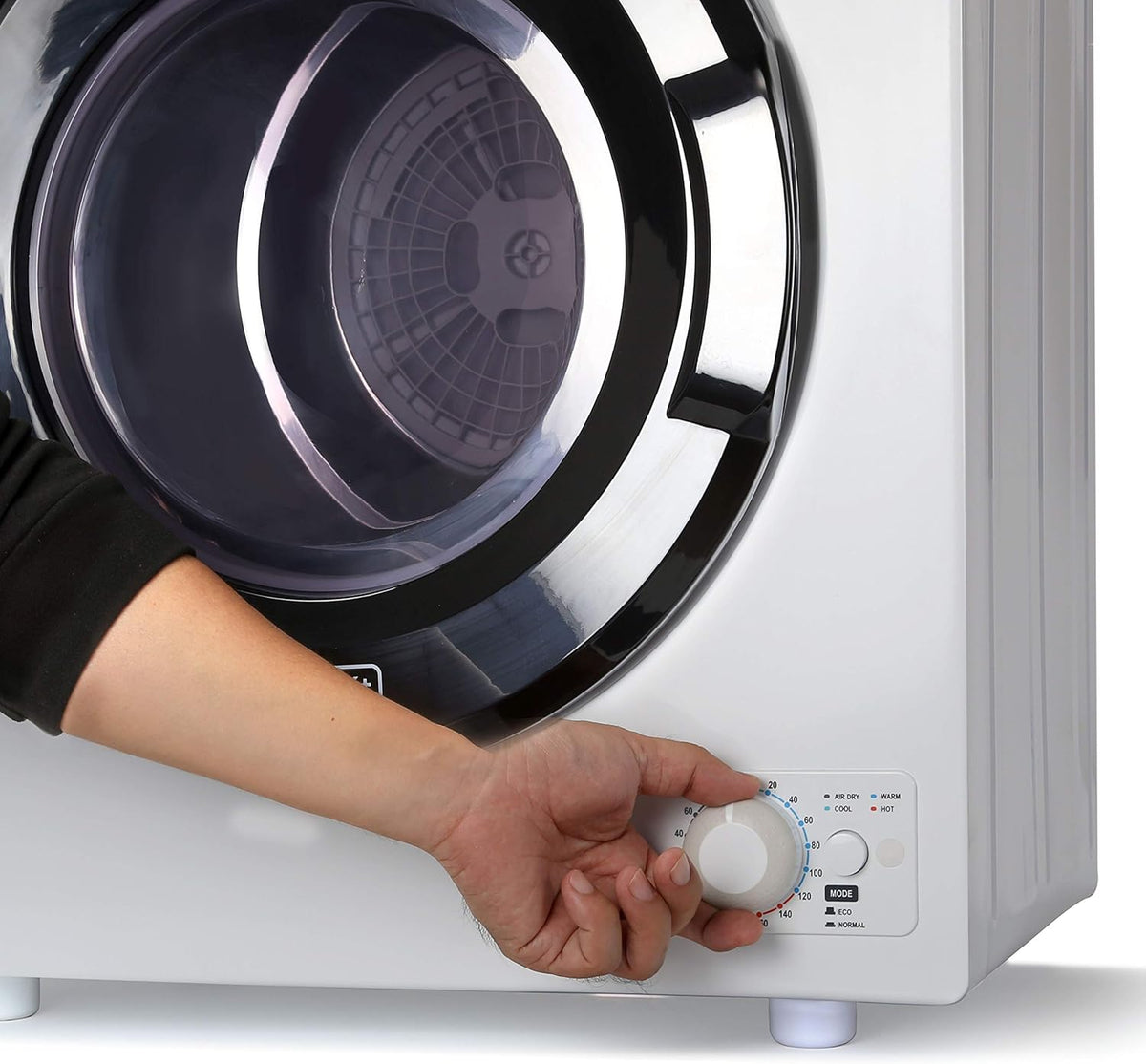 BLACK+DECKER 2.65 Cu. Ft. Portable Dryer, 8.8 lb. Capacity, BCED26, White Jansha Store