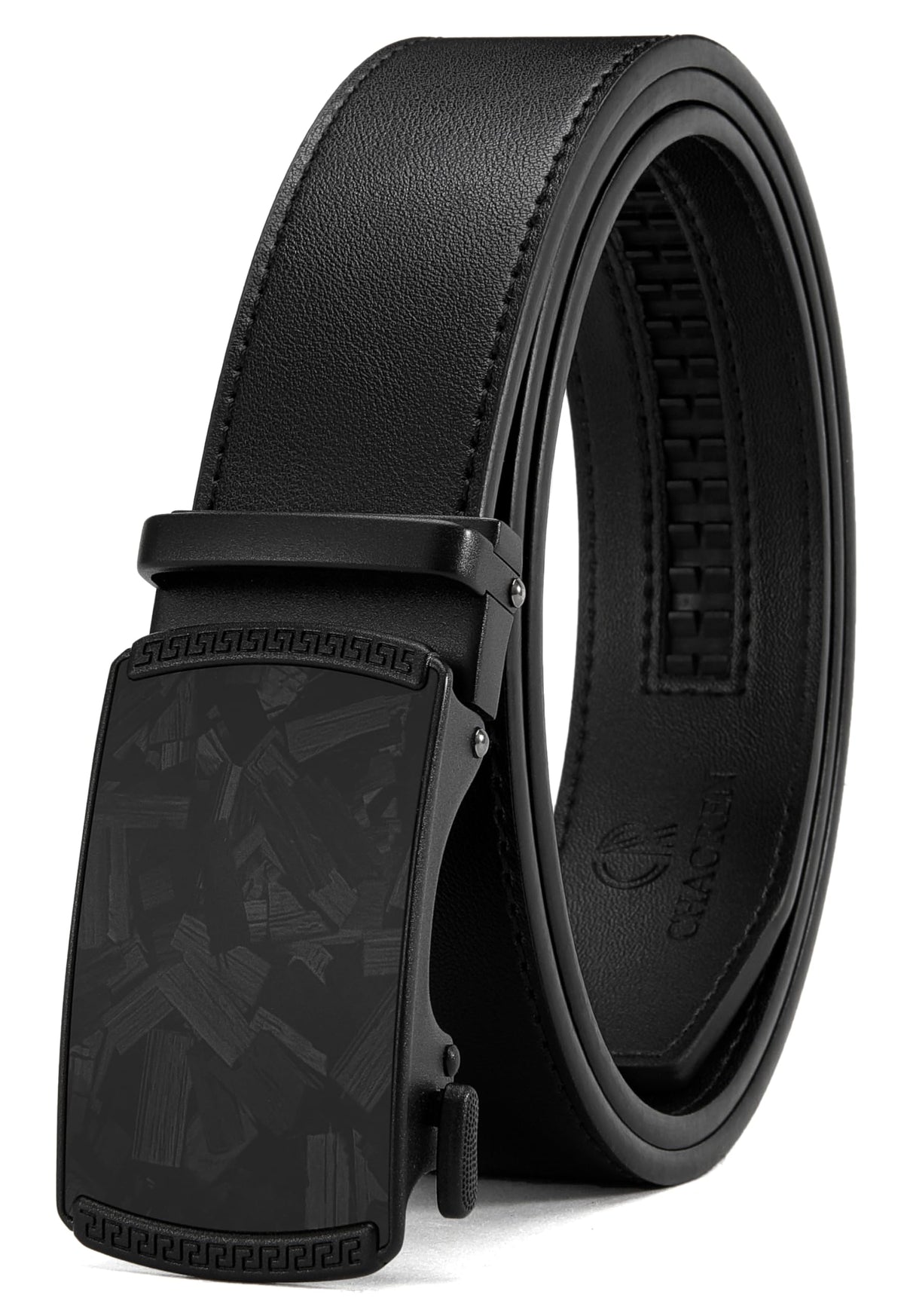 CHAOREN Men's Leather Ratchet Belt - Customizable Fit (35mm) Jansha Store