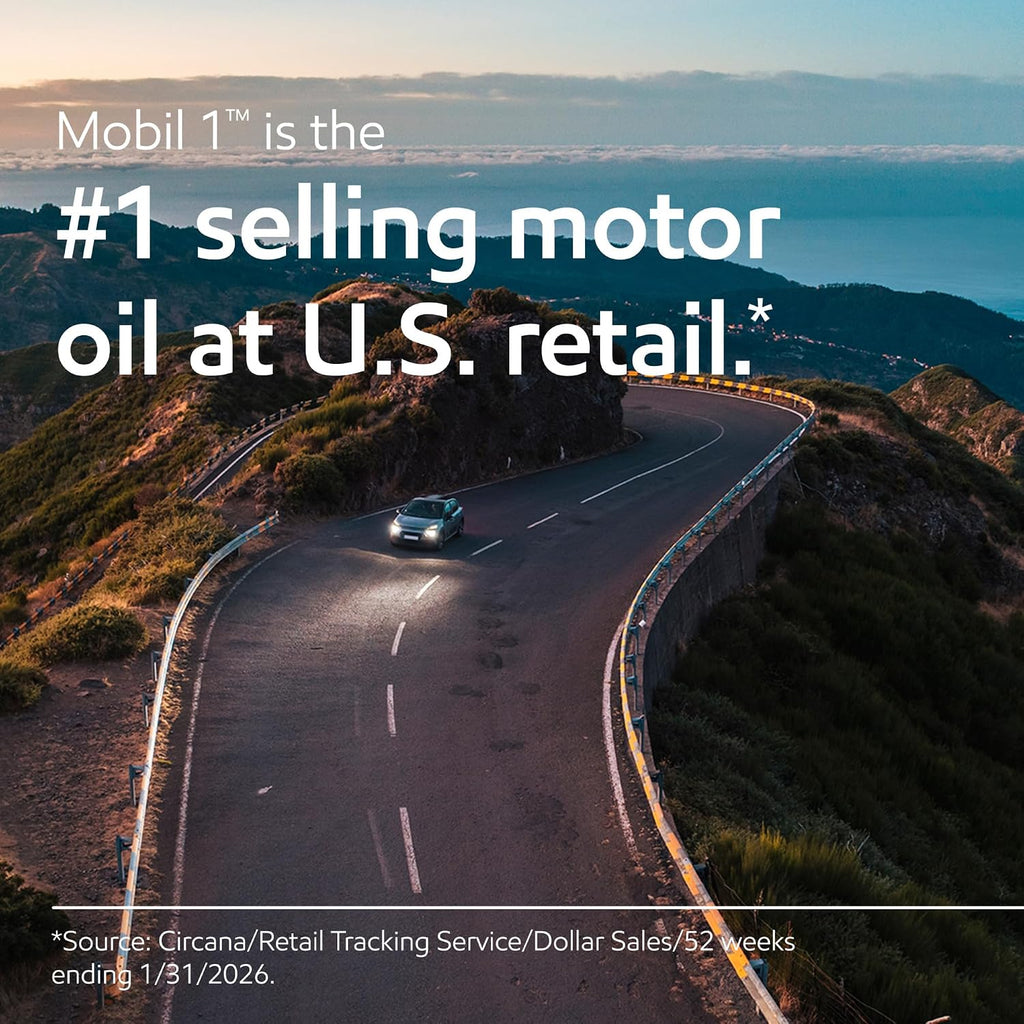Mobil 1 High Mileage Full Synthetic Motor Oil 5W-30, 5 Quart Jansha Store