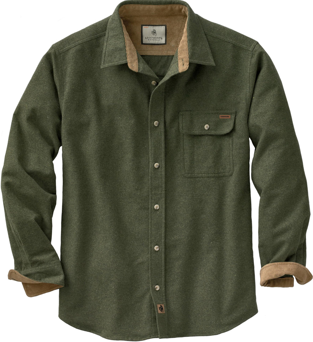 Legendary Whitetails Mens Flannel Long Sleeve Button Down 100% Cotton Shirt Jansha Store
