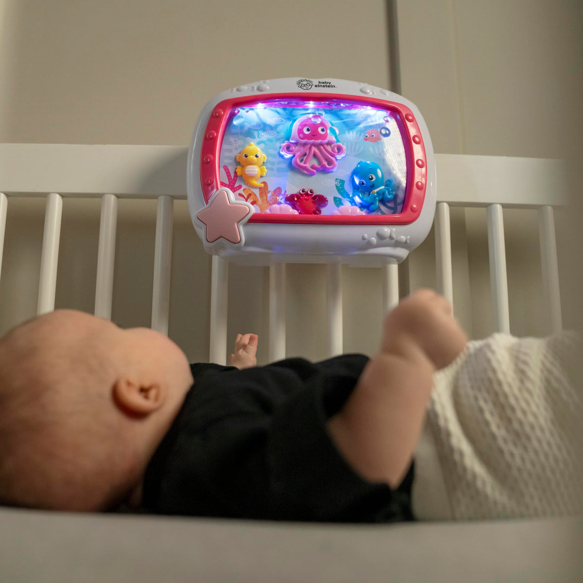 Baby Einstein Sea Dreams Soother Musical Crib Toy and Sound Machine, Newborn and up Jansha Store