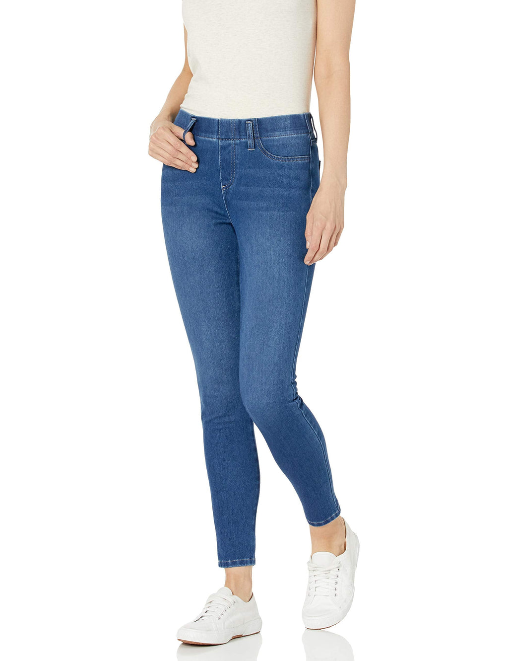 Amazon Essentials Women's Pull-On Mid Rise Stretchy Knit Jegging Jansha Store
