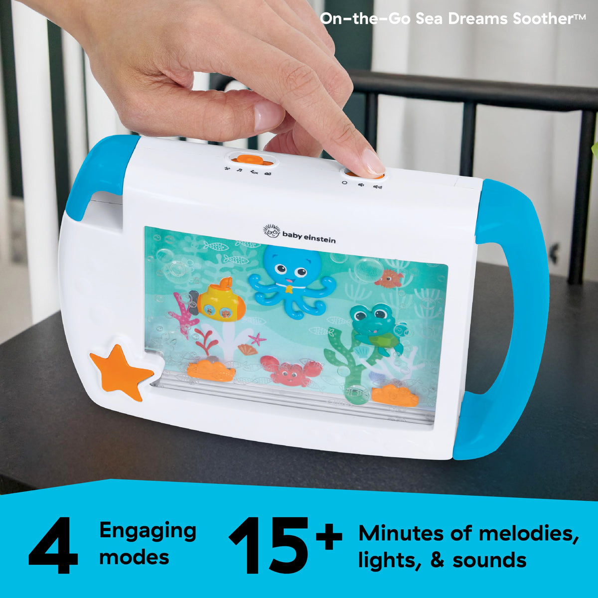 Baby Einstein Sea Dreams Soother Musical Crib Toy and Sound Machine, Newborn and up Jansha Store