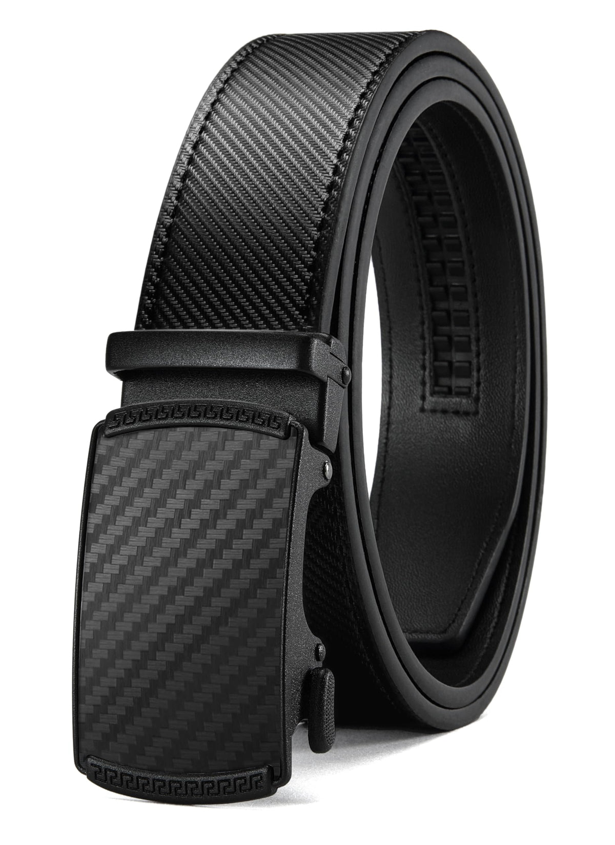 CHAOREN Men's Leather Ratchet Belt - Customizable Fit (35mm) Jansha Store
