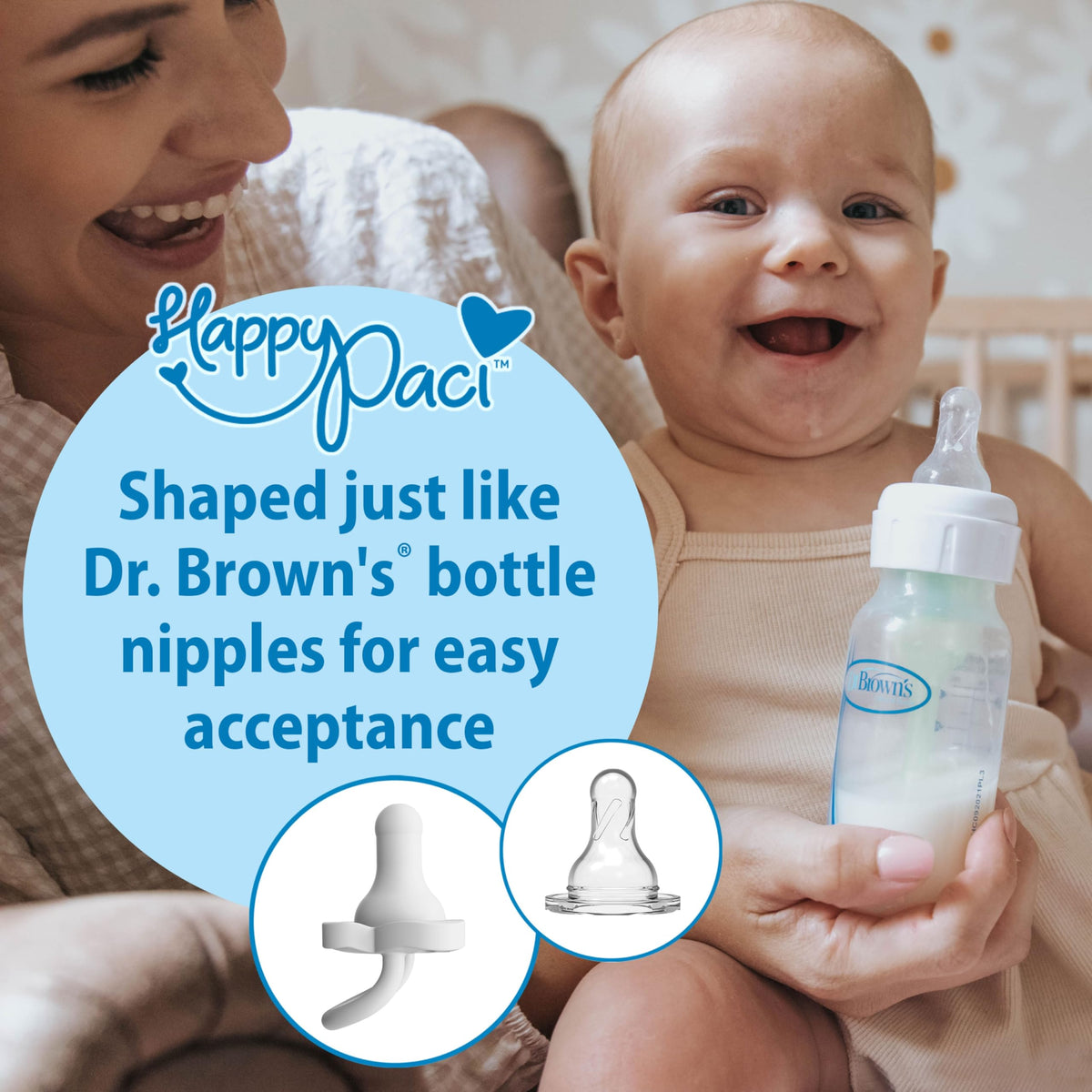 Dr. Brown's Anti-Colic Options+ Narrow Glass Baby Bottle, 8 oz/250 mL, with Level 1 Slow Flow Nipple, BPA-Free, 0m+, 1 Pack Jansha Store