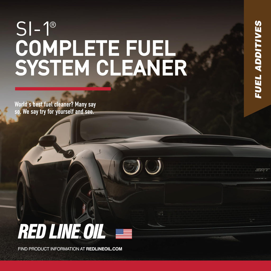 Red Line 60103 SI-1 Complete Fuel System Cleaner - 15 Ounce- Fuel Injector Cleaner and Carburetor Cleaner for Corrosion Prevention and Injector, Valve, and Combustion Chamber Deposit Removal Jansha Store