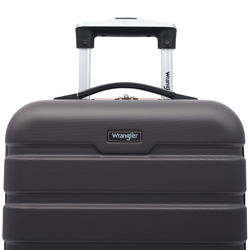 Wrangler 22" Hardside Spinner Carry-On Luggage, Teal Jansha Store