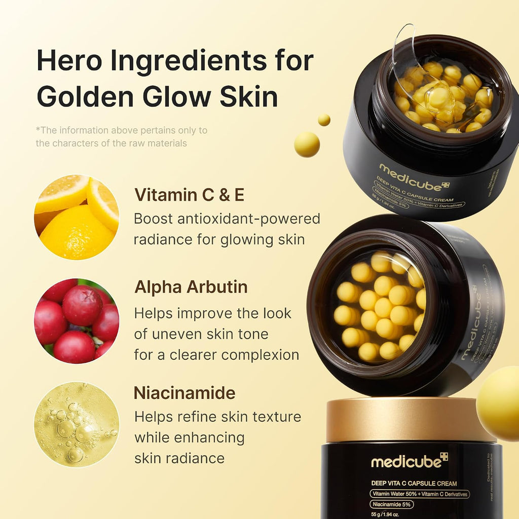 medicube Capsule Cream with Deep Vitamin C for Radiance Jansha Store