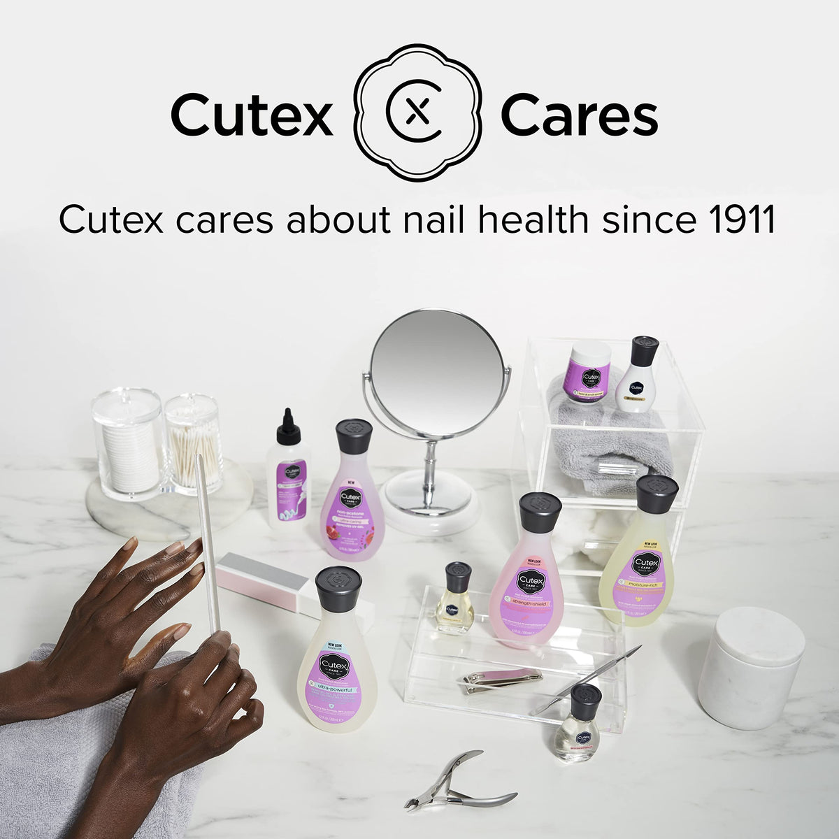 Cutex Nail Polish Remover, Strength Shield, Leaves Nails Looking Healthy, Contains Vitamins E, B5 & Hydrolyzed Silk, 6.76 Fl Oz Jansha Store
