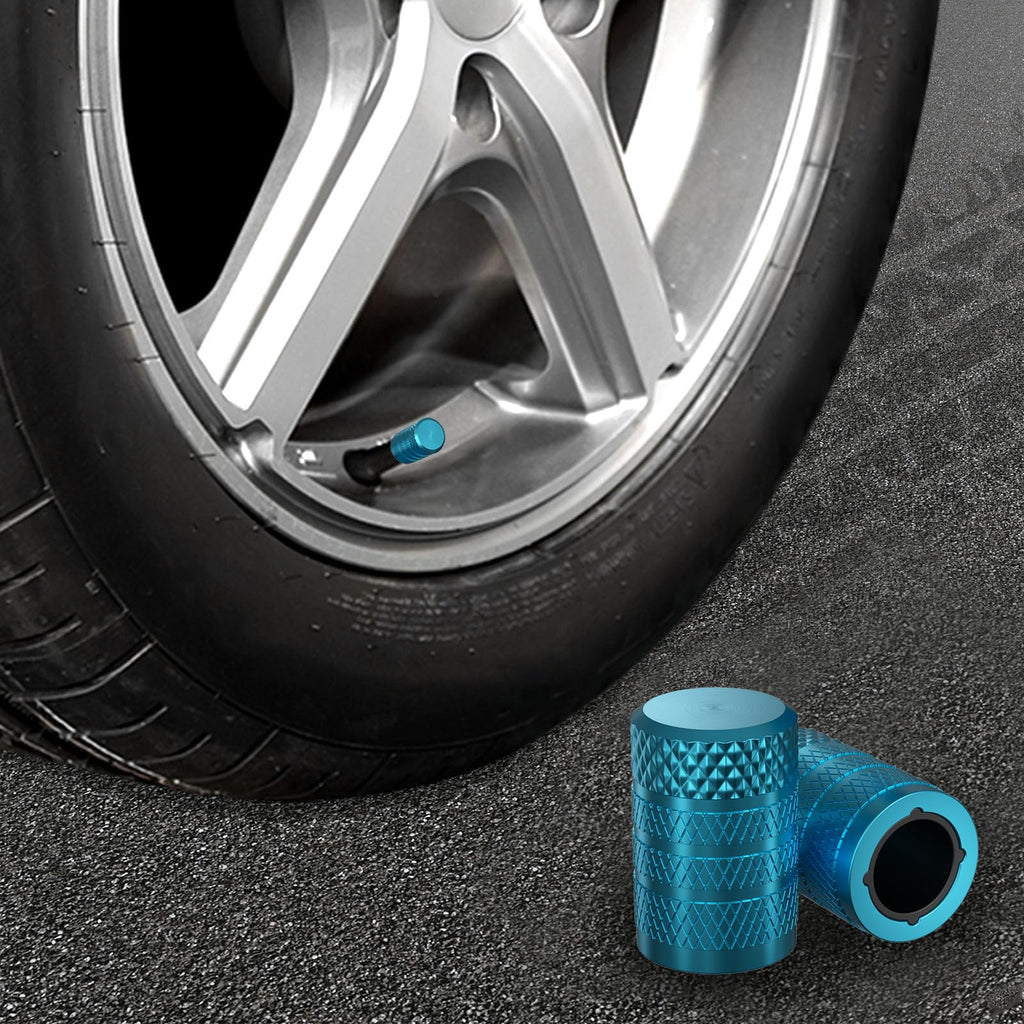 CKAuto Tire Valve Stem Caps, Aluminum Black, 4 pcs/Pack Jansha Store